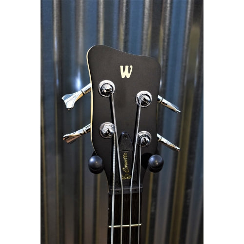 Warwick Rockbass Corvette Basic 4 String Black Short Scale Electric Bass #7817