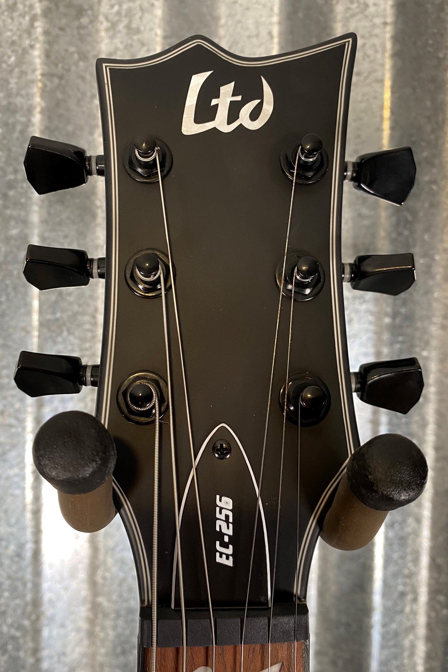 ESP LTD EC-256 Eclipse Black Satin Guitar & Bag LEC256BLKS #3541 Used