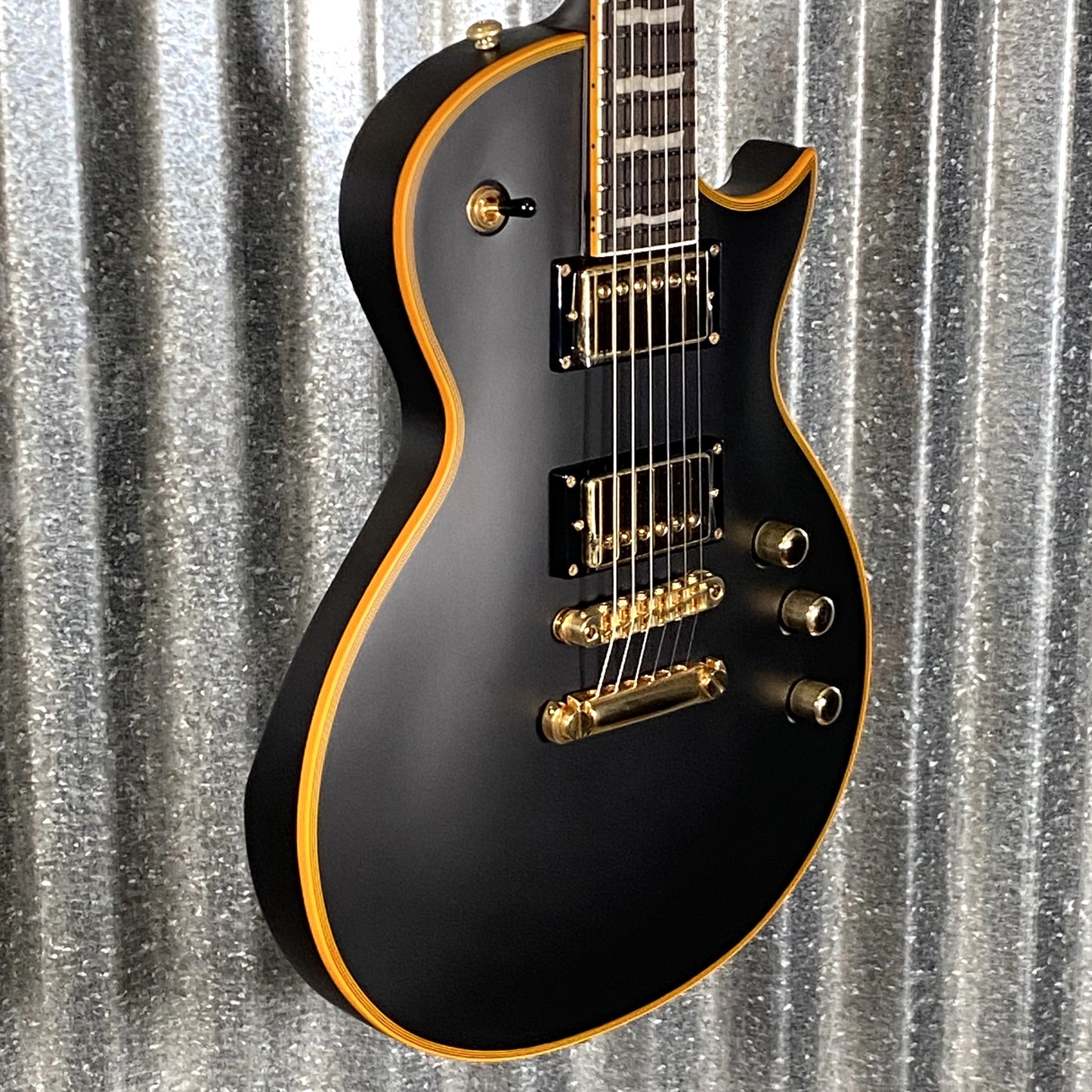 ESP LTD EC-1000 Duncan Eclipse Seymour Duncan Vintage Black Guitar LEC1000VBD #1338 Used