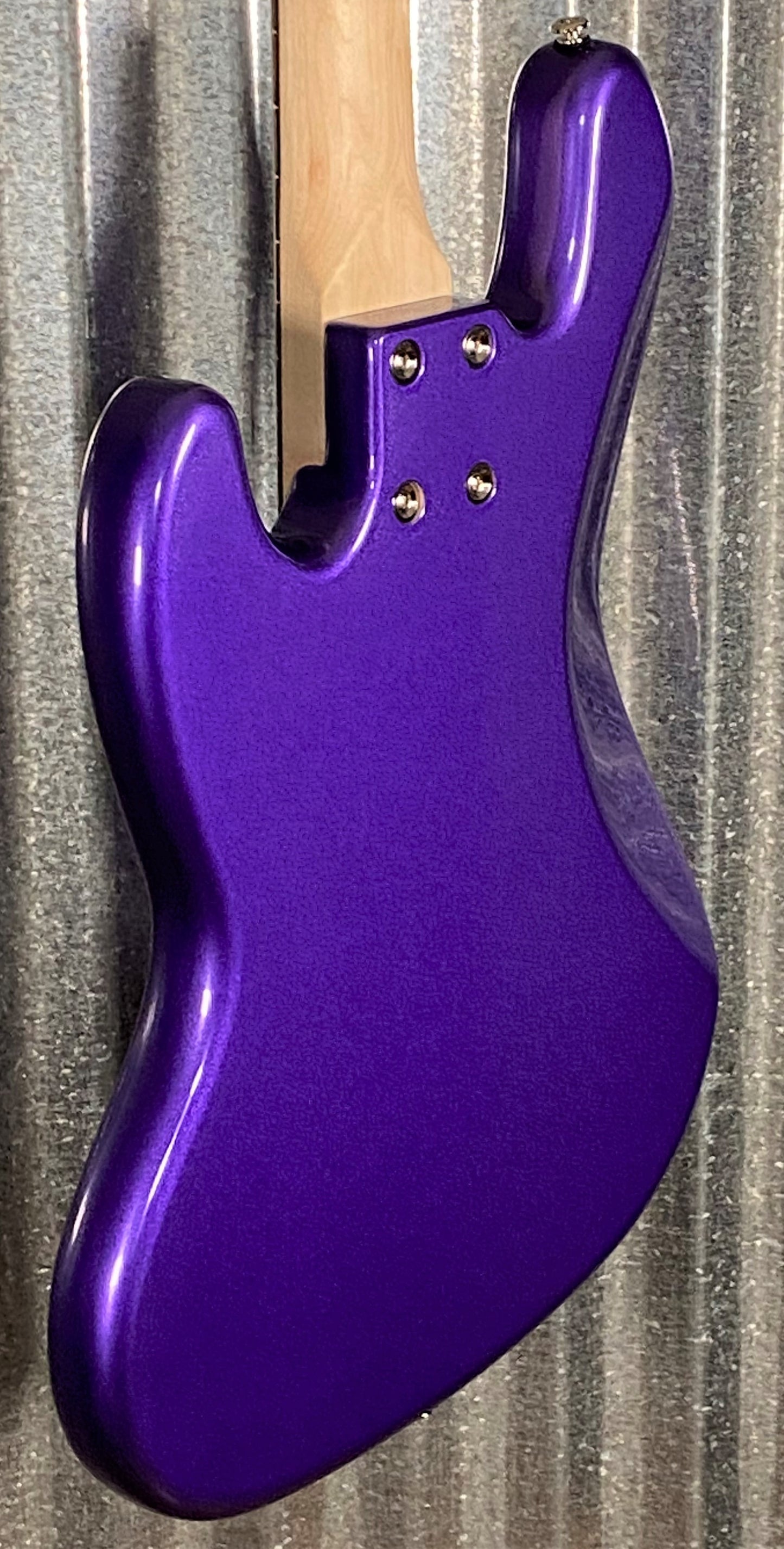 G&L USA JB-5 Plum Crazy 5 String Jazz Bass Rosewood Satin Neck & Case #3082