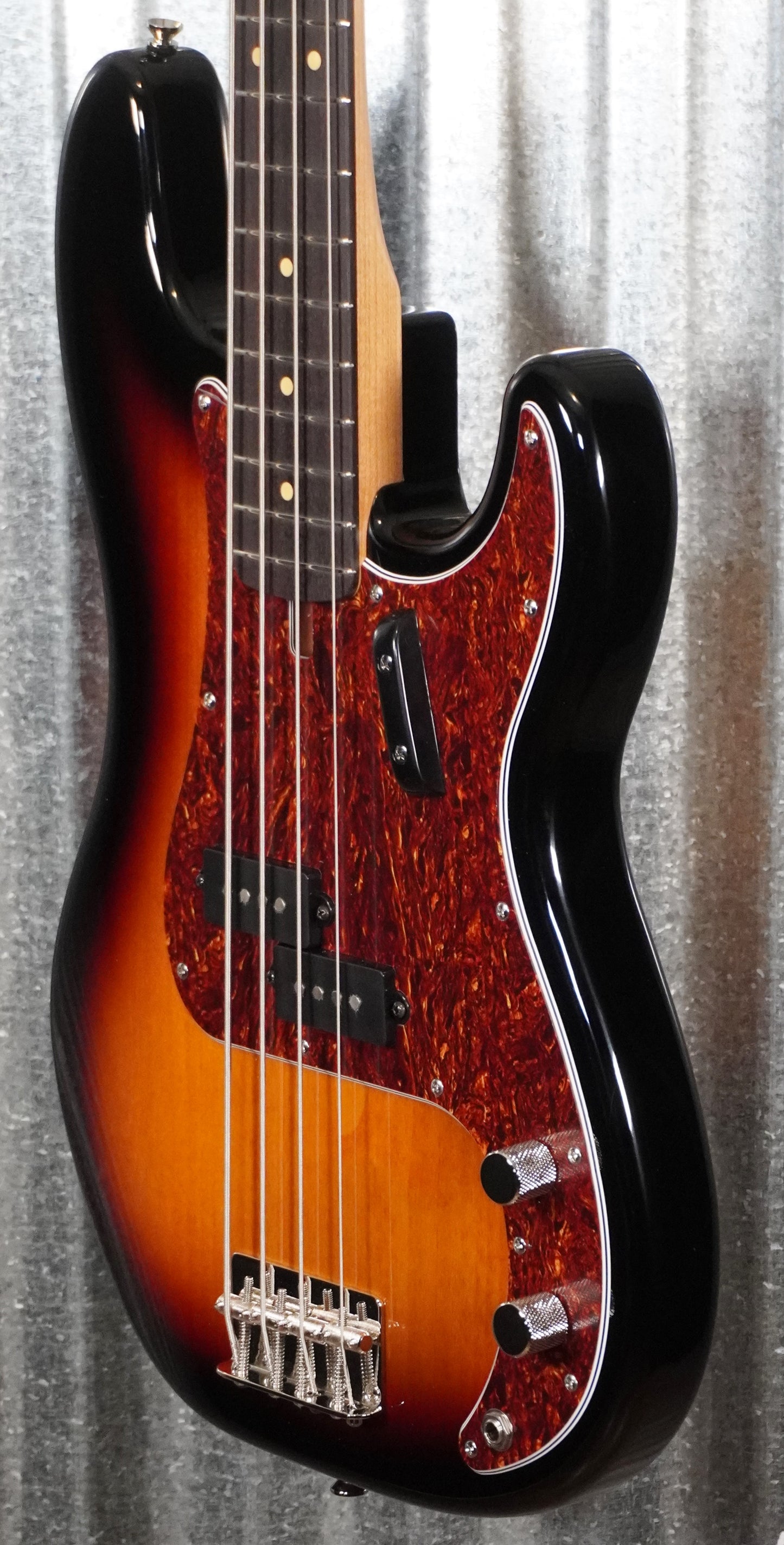Modern Vintage MVP4-62 60's Vintage 4 String Precision Bass 3 Tone Sunburst & Bag #1188