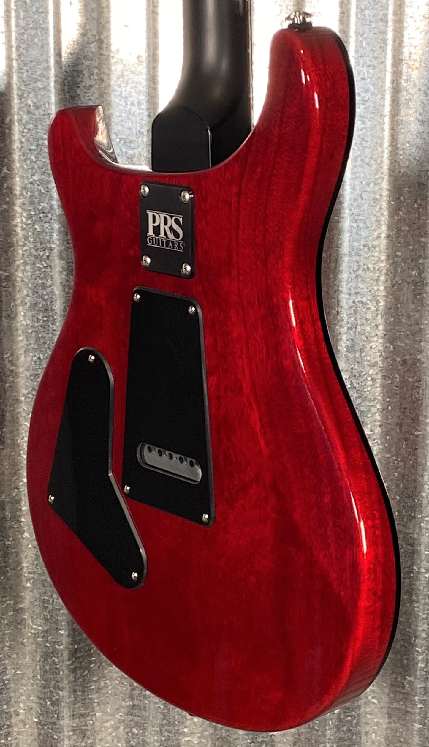 PRS Paul Reed Smith CE 24 Semi Hollow Scarlet Smokewrap Burst Guitar & Bag Demo #4701