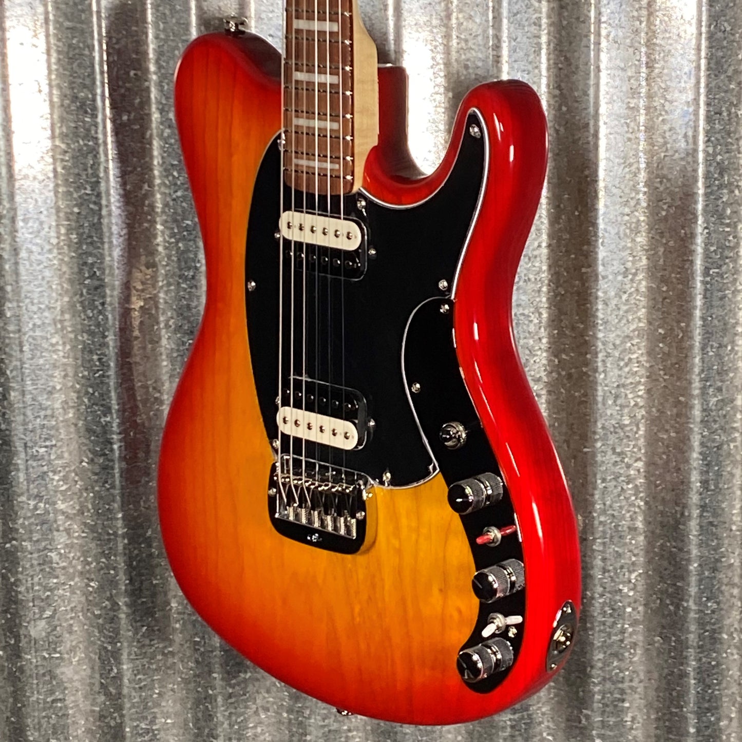 G&L USA CLF Research Espada HH Cherryburst Guitar & Bag #7045