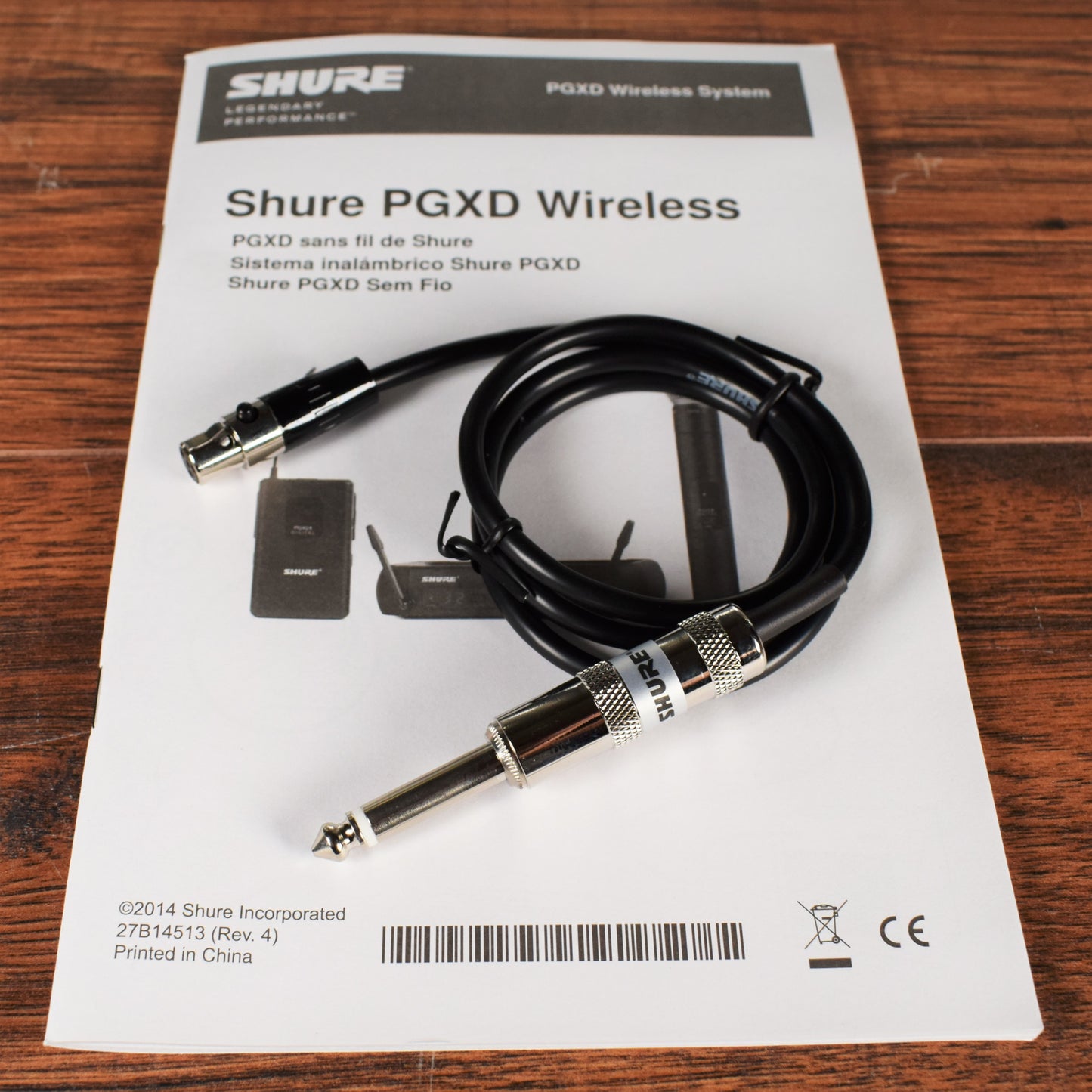 Shure PGXD14 Digital Wireless Guitar System Open Box