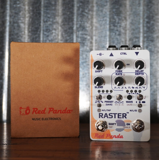 Red Panda Raster 2 Digital Delay & Pitch Shifter Guitar Effect Pedal