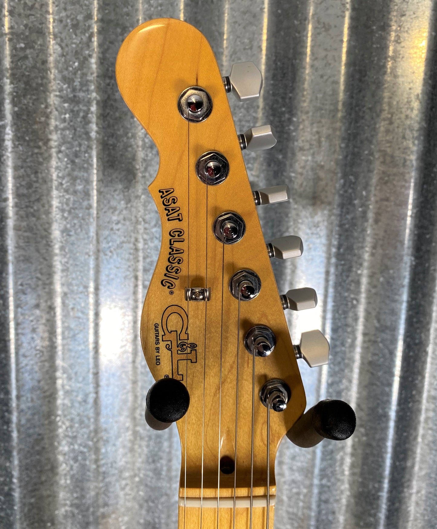 G&L USA 2015 Custom ASAT Classic Alnico Butterscotch Blonde Left Hand Guitar & Bag #5099 Used