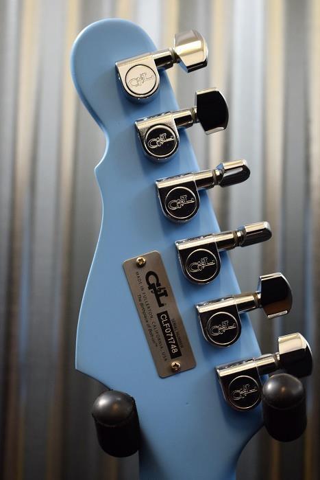 G&L Guitars USA Legacy Himalayan Blue Frost Painted Neck & Case 2015 NOS #1748