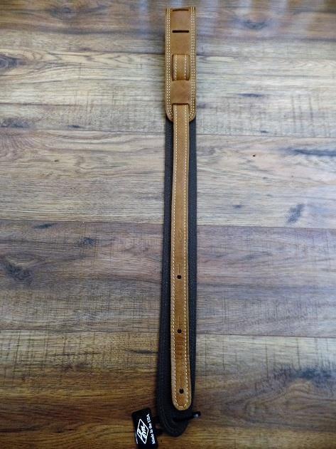 LM Products GP-2 C Element Leathers Premium Leather Guitar Strap in Saddle