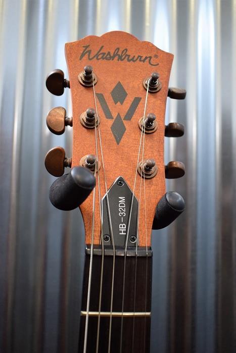 Washburn HB32DMK Distressed Matte Mahogony Semi Hollow Guitar #003