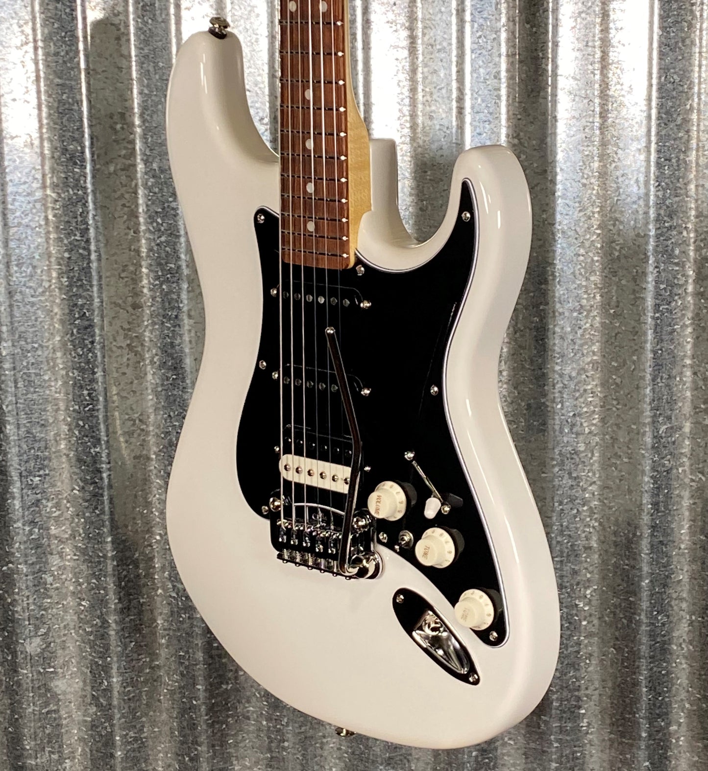 G&L USA 2023 Custom Legacy HSS Alpine White Guitar & Bag #2032 Used