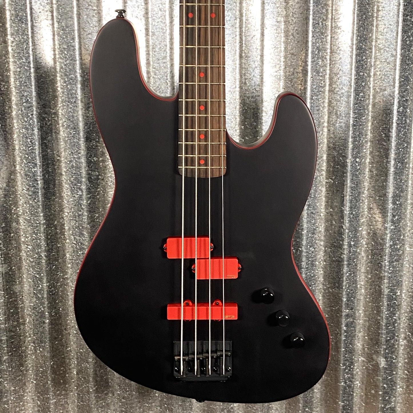 ESP LTD FBJ-400 Frank Bello 4 String Bass EMG PJ Black Satin #0324 Used