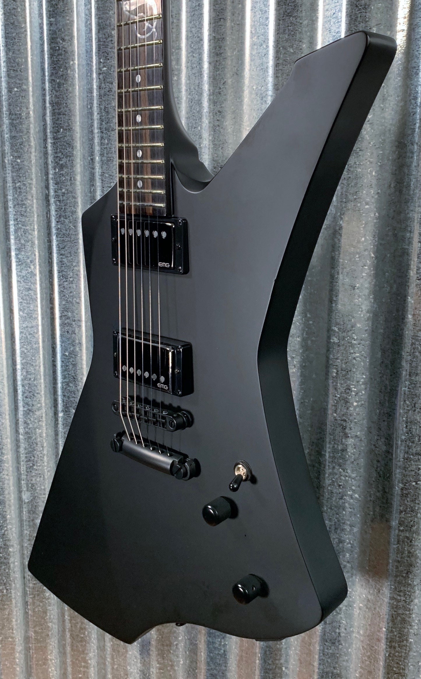 ESP LTD Snakebyte James Hetfield Black Satin Guitar & Case LSNAKEBYTEBLKS #0132