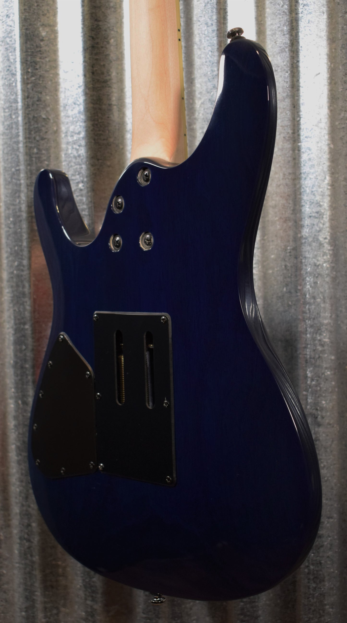 Ibanez S670QM S-Series Quilt Maple Sapphire Blue Guitar & Case #8874 Used