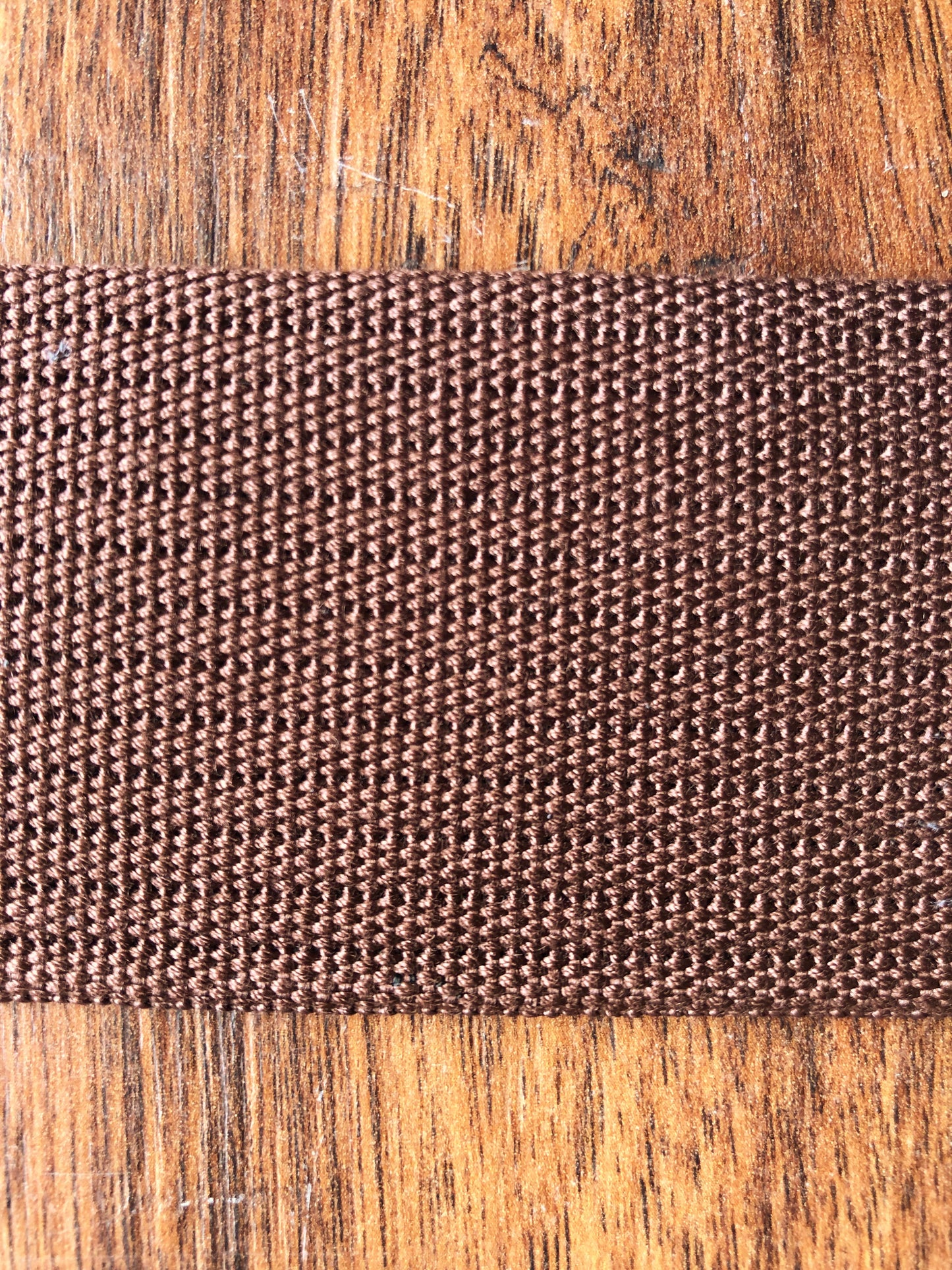 Dunlop D2701BR Chocolate Ribbed Cotton Guitar & Bass Strap Brown