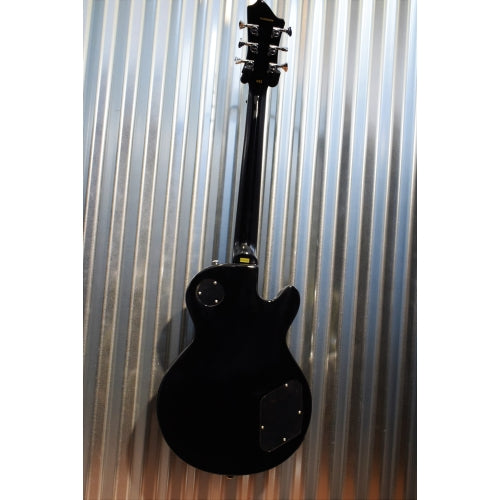 Hagstrom Super Swede F SUSWEF-L-CBB Cosmic Black Left Hand Semi-Hollow Guitar #0008