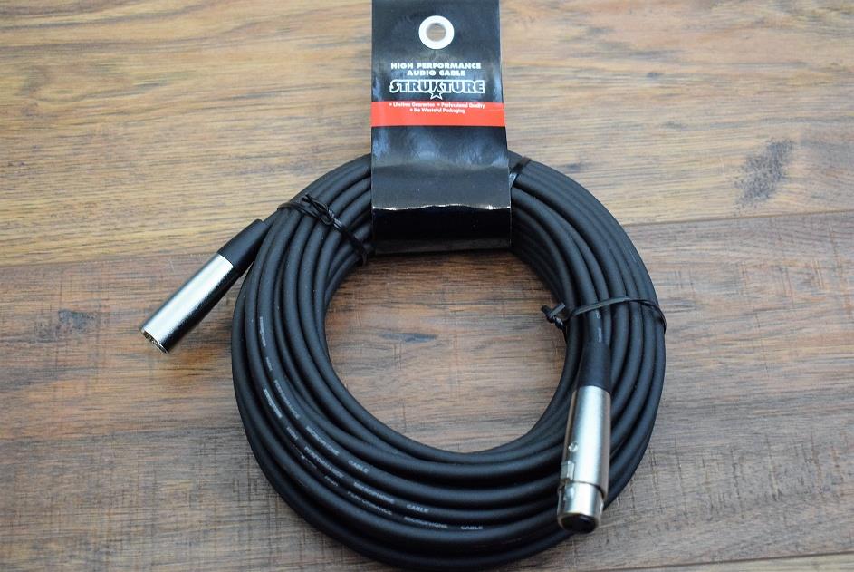 Strukture SMC20 20' High Performance Lifetime Guarantee XLR Microphone Cable