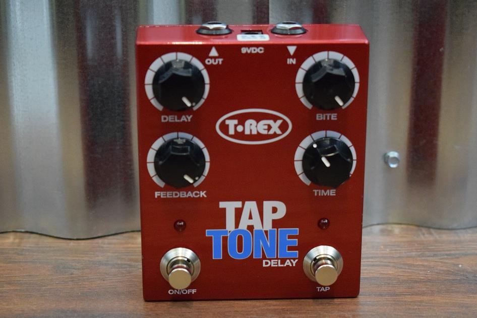 T-Rex Engineering Tap Tone Tap Tempo Delay Guitar Effects Pedal Demo #913