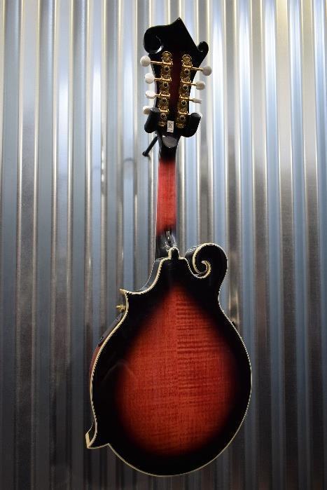 Washburn M3SWETWRK Mandolin in Trans Wine Red & Case B Stock #0088