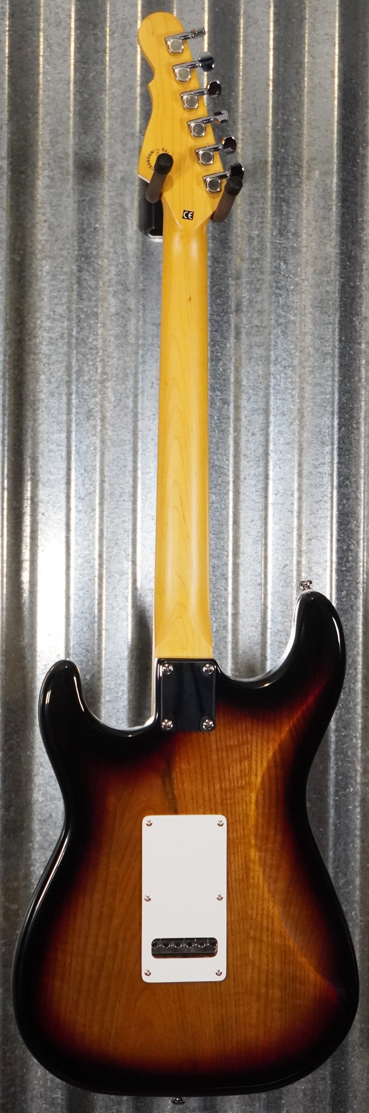 G&L Tribute Legacy HSS 3-Tone Sunburst Guitar #7124