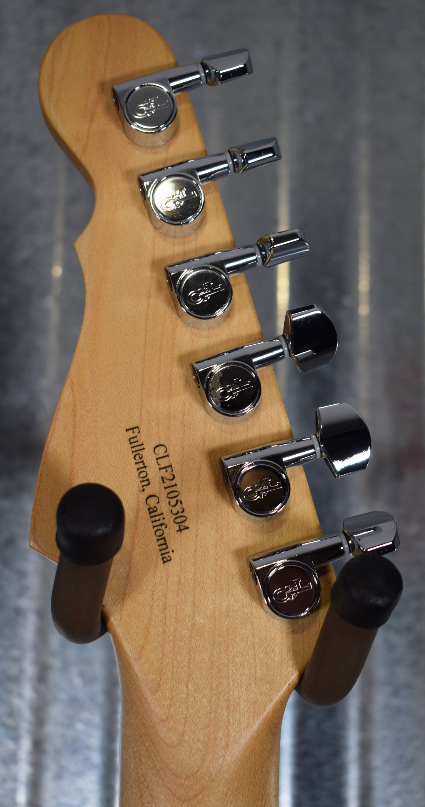 G&L USA Legacy Clear Orange Maple Satin Neck Guitar & Case #5304