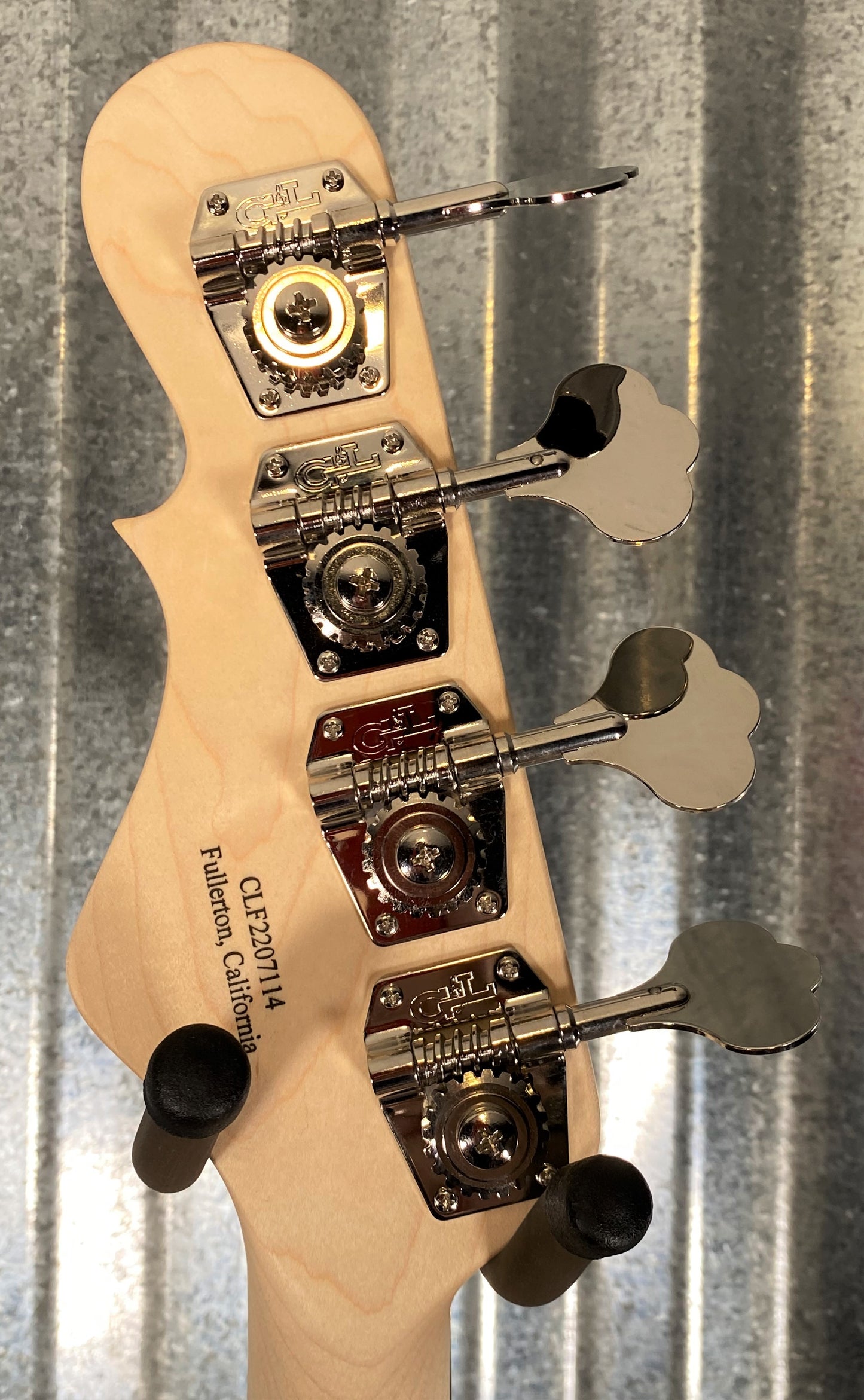 G&L USA JB 4 String Bass Shell Pink & Case #7114