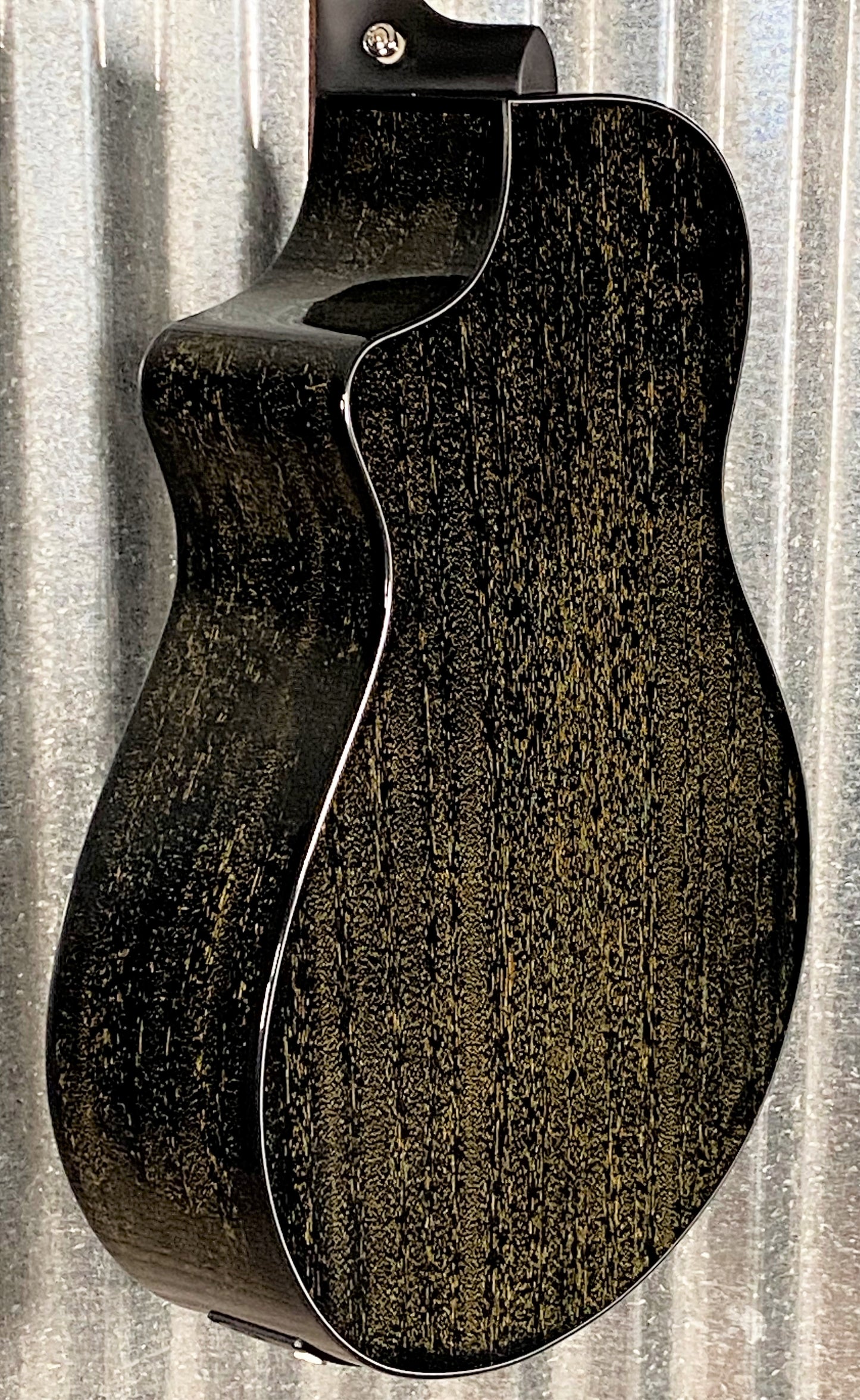 Breedlove Rainforest S Concert CE Black Gold Mahogany Acoustic Electric Guitar #1073