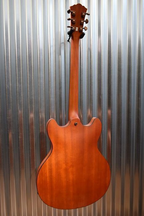 Washburn HB32DMK Distressed Matte Mahogony Semi Hollow Guitar #003