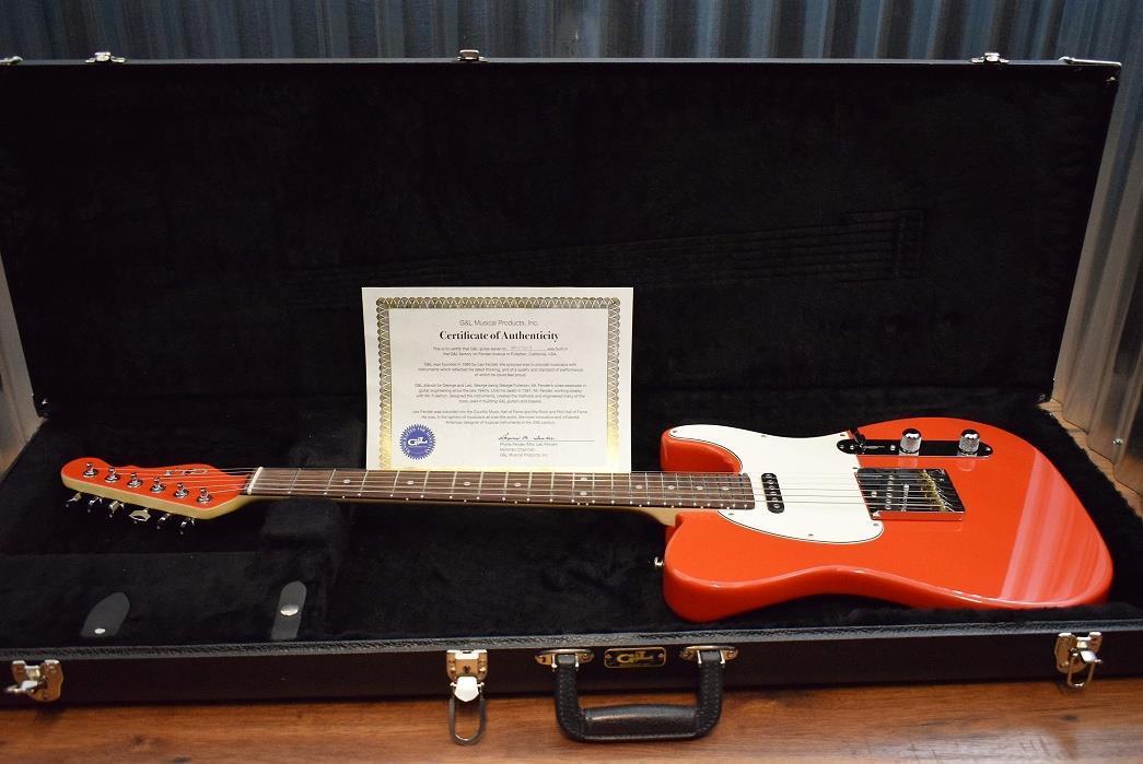 G&L Guitars USA Custom ASAT Classic Fullerton Red Electric Guitar & Case #7817
