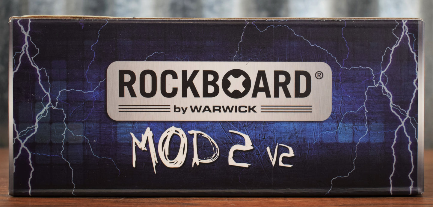 Warwick Rockboard MOD 2 V2 TRS Midi USB Guitar Effect Pedalboard Patchbay Module Black