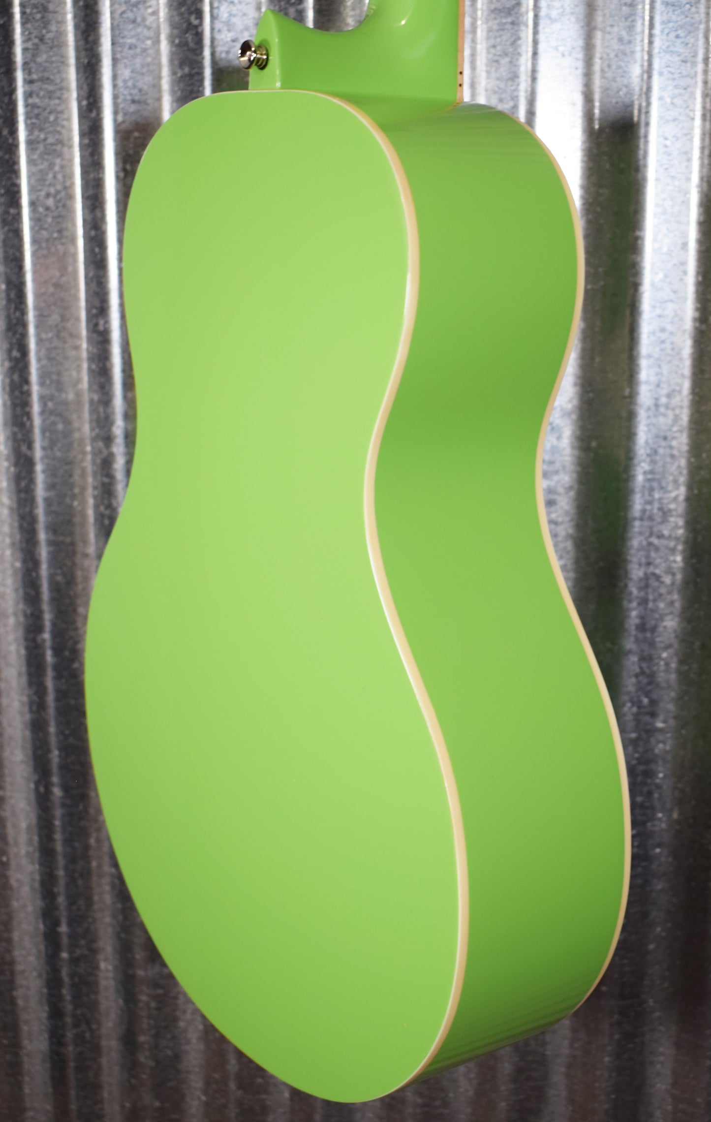 Ortega RGA-GAP Gaucho Nylon String Parlor Guitar Green Apple Guitar & Bag #0011