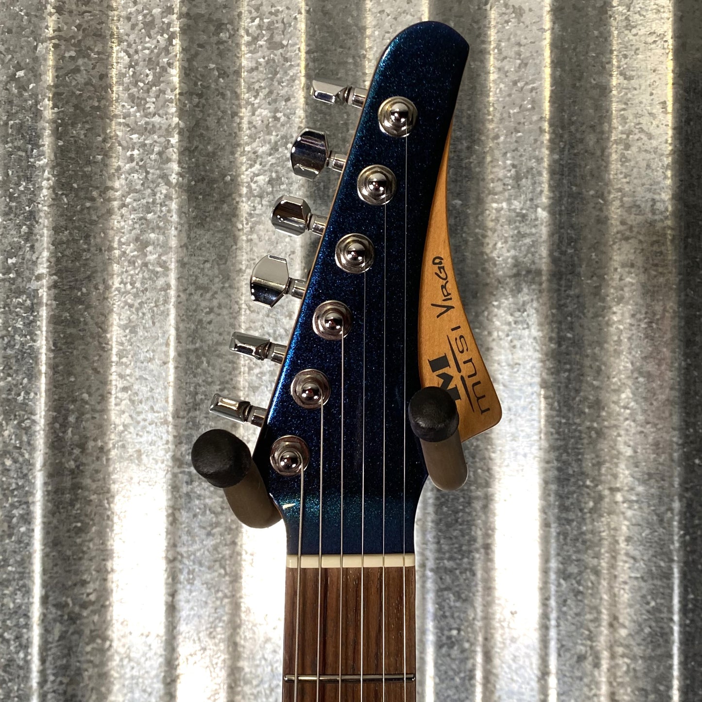 Musi Virgo Fusion Telecaster Deluxe Tremolo Indigo Blue Guitar #0421 Used