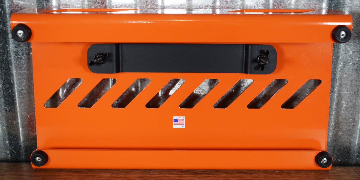 Gator GPB-LAK-OR Small Aluminum Guitar Effect Pedalboard & Bag Orange