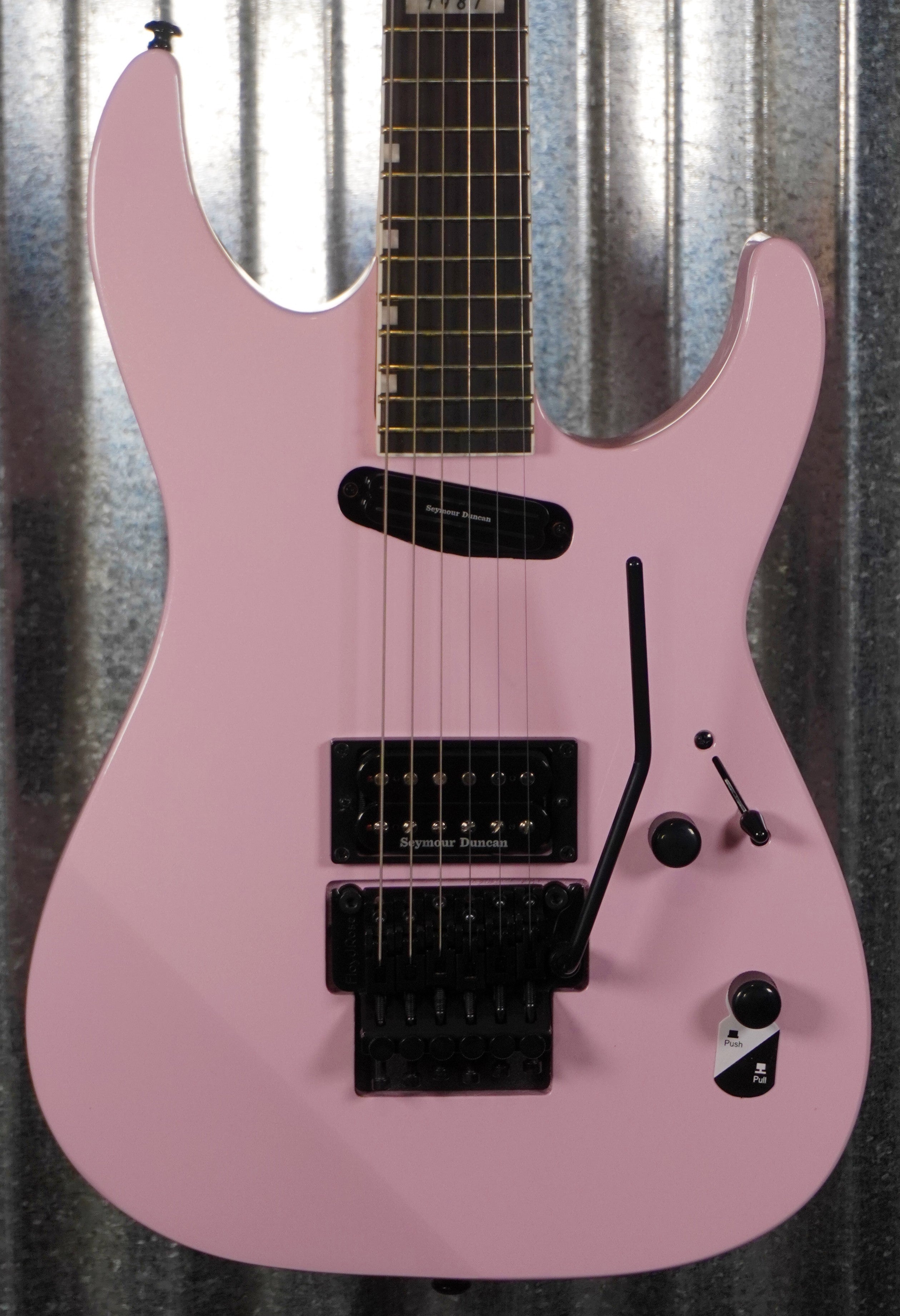 ESP 6 String LTD Mirage Deluxe´87 Electric Guitar， Pearl Pink