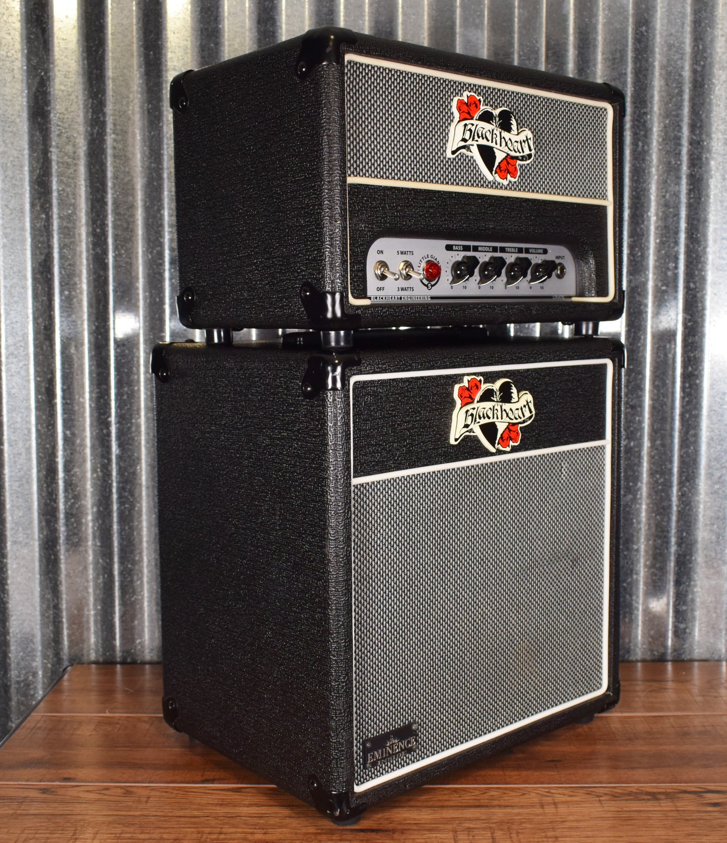Blackheart Little Giant BH5H 5 Watt Tube Guitar Amplifier Head & BH110 Cabinet Used
