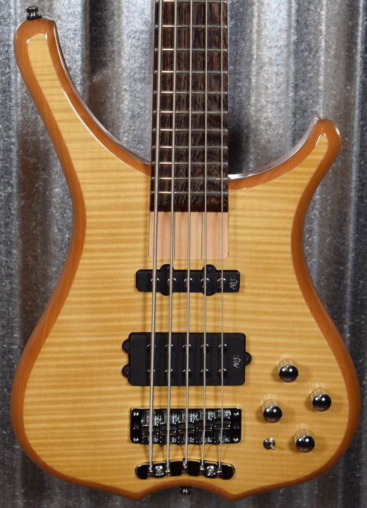 Warwick Rockbass Infinity 5 String Natural Bass & Bag #1120