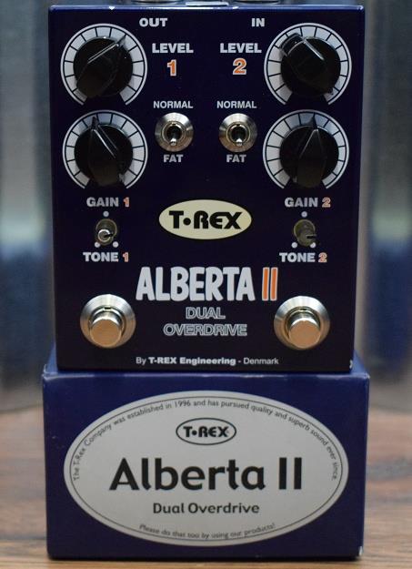 T-Rex Alberta II 2 Dual Overdrive Electric Guitar Effects Pedal Demo #337