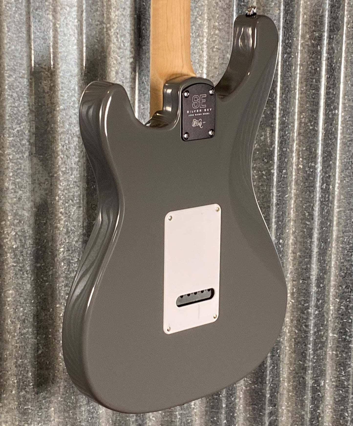 PRS Paul Reed Smith SE Sliver Sky John Mayer Overland Gray Maple Guitar & Bag #9370