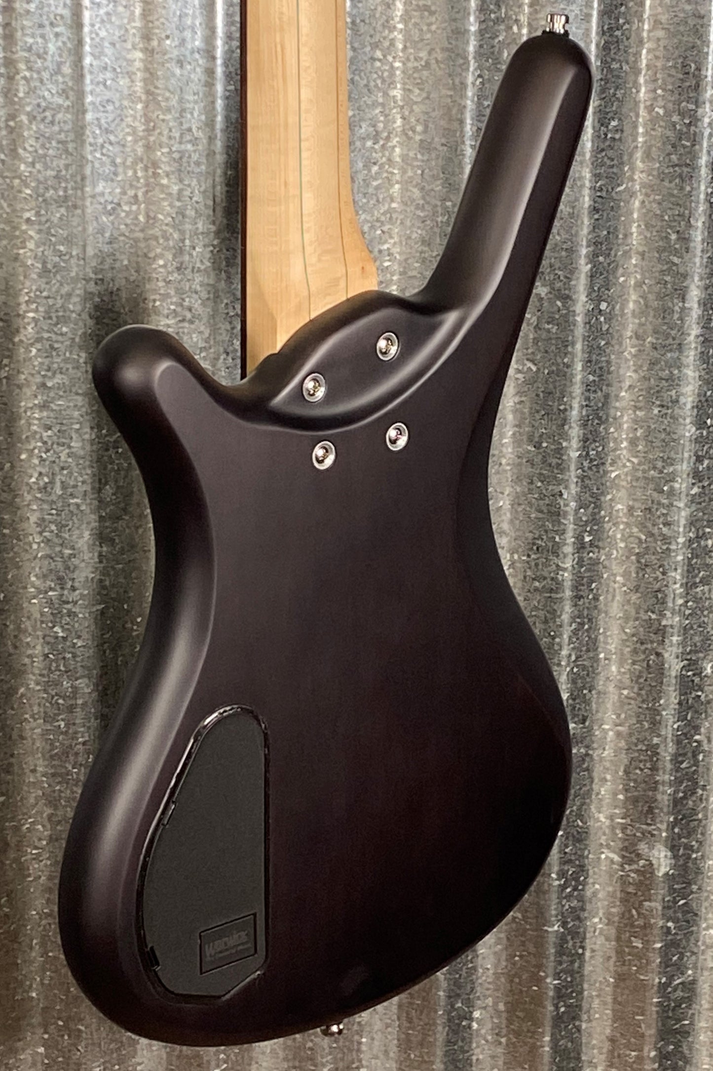 Warwick RockBass Corvette Basic Satin Nirvana Black Active 8 String Bass & Bag #6721