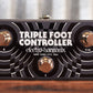 Electro-Harmonix EHX Triple Foot Controller 3 Button Remote Guitar Amp & Effect Pedal TRS Footswtich