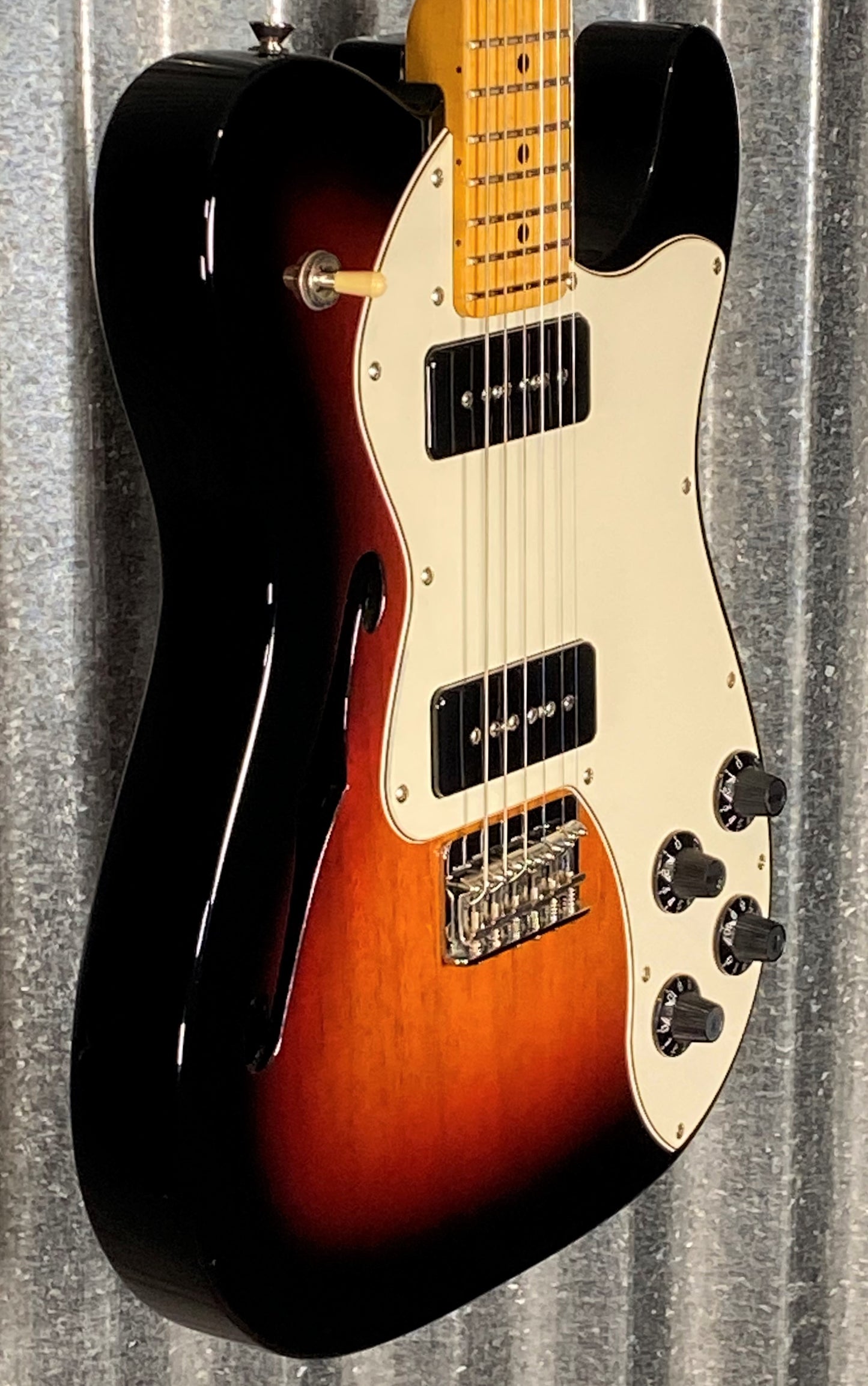 Fender Modern Player Telecaster Thinline Deluxe Sunburst Guitar #6610 Used