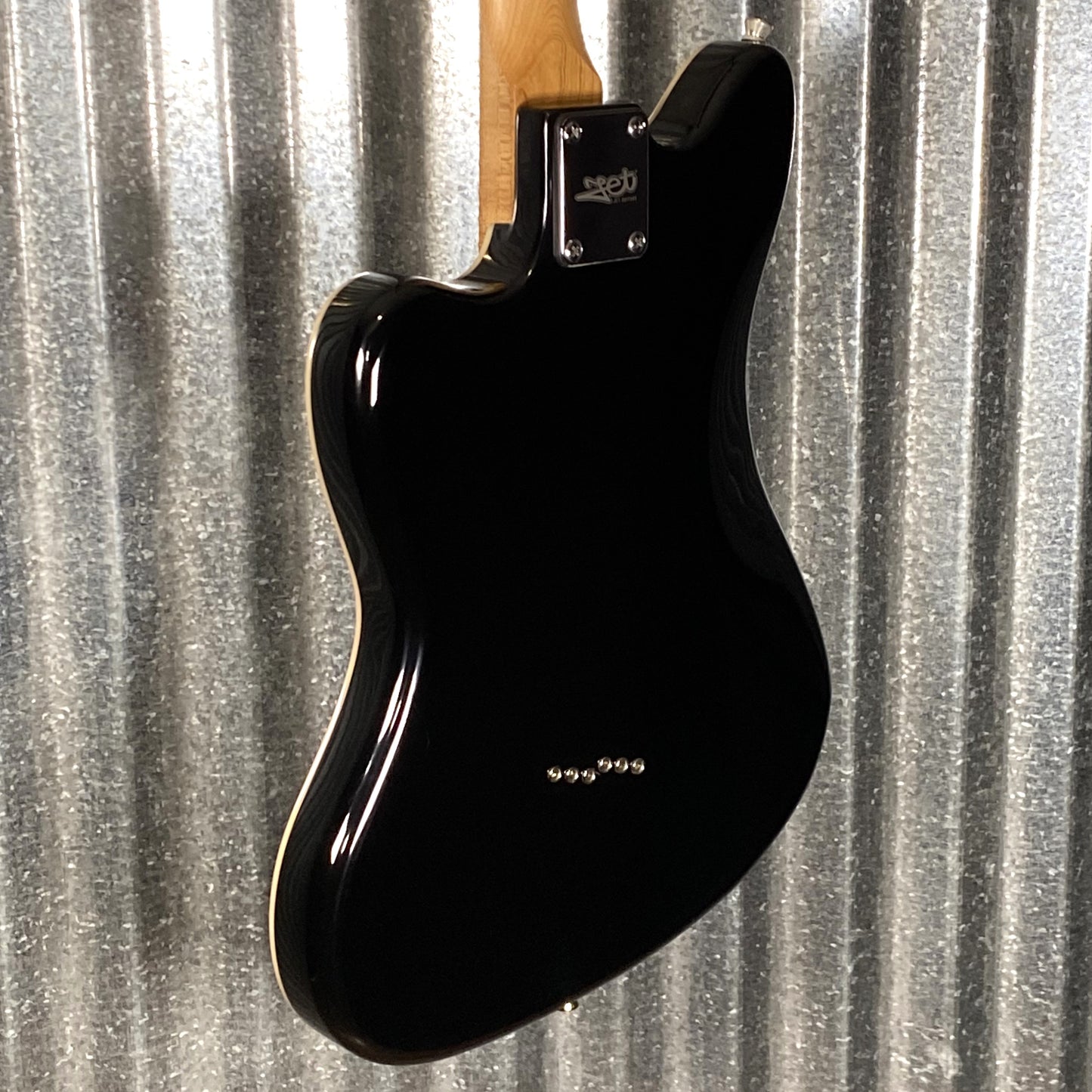 Jet JJ350BK HH Jazz Master Style Hard Tail Guitar Bound Black #0005