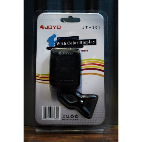 Joyo Audio JT-301 Clip-on Tuner with Color Display BLACK