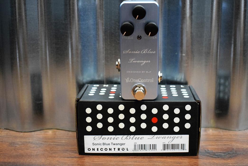 One Control BJF Sonic Blue Twanger Distortion Guitar Effect Pedal