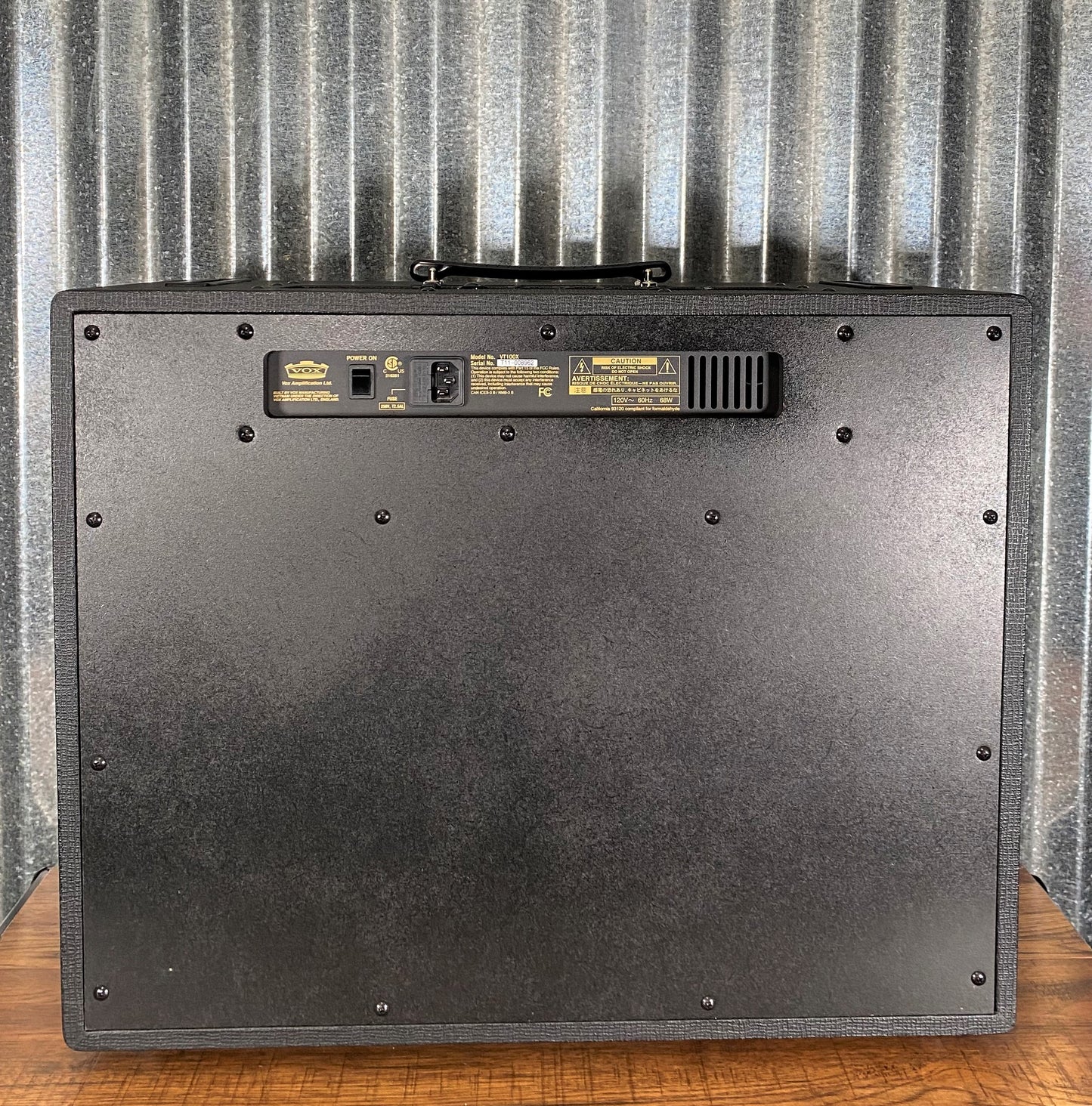 VOX VT100X 100 Watt 1x12" Digital Modeling Guitar Combo Amplifier VTX