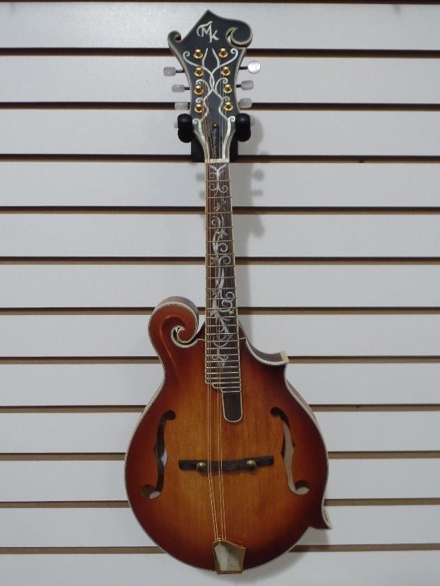 Michael Kelly MKLDFAVS Legacy Dragonfly Flame F Style Mandolin Blemish #0272
