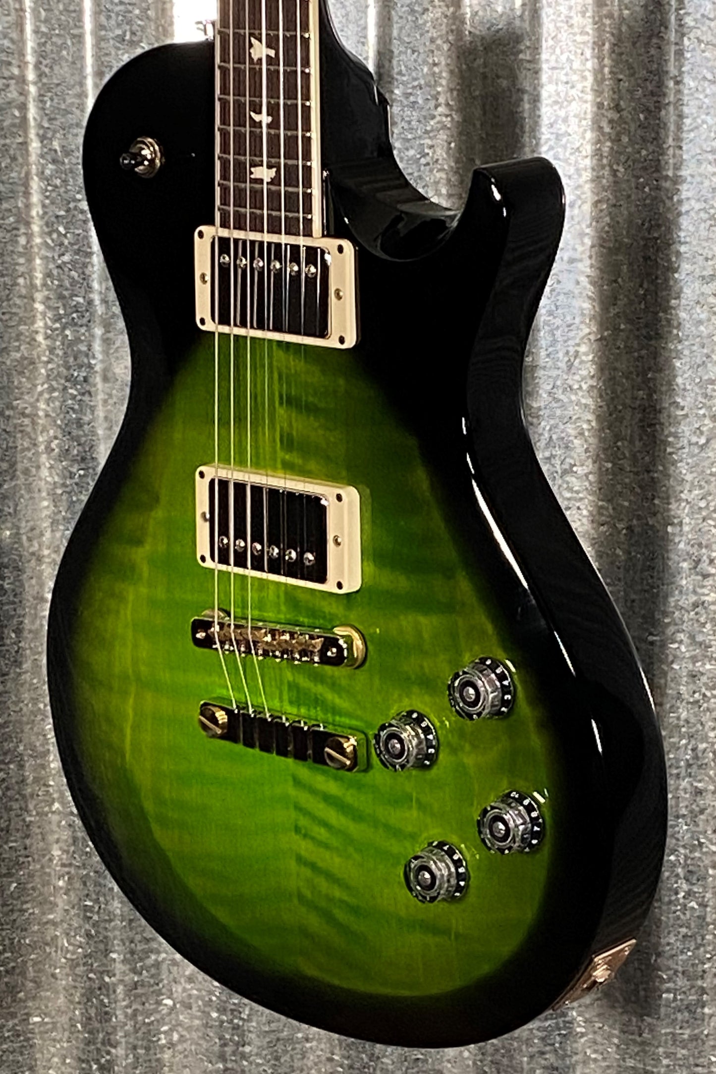 PRS Paul Reed Smith USA S2 Singlecut McCarty 594 Eriza Verde Smokeburst Guitar & Bag #3768