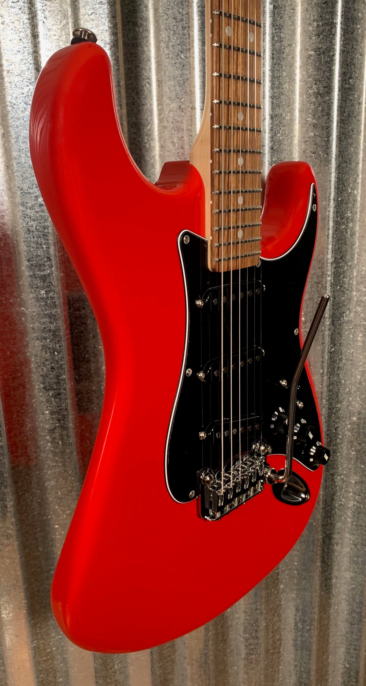 G&L USA Fullerton Custom Legacy Rally Red Guitar & Case 2018 #1036