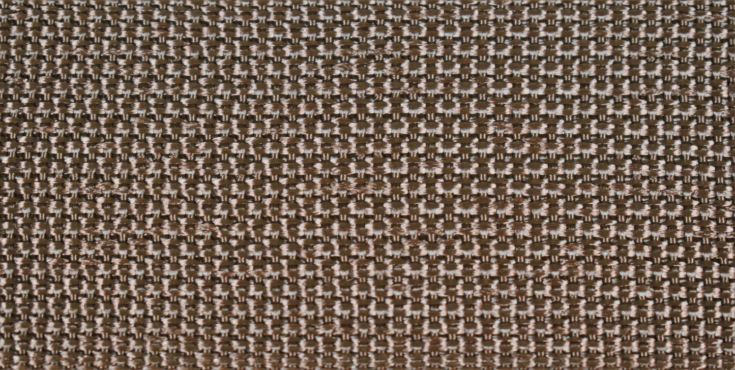 LOCK-IT Straps Polypro Series 2" Brown Poly Guitar Bass Strap 006 P2-BRN/BRN