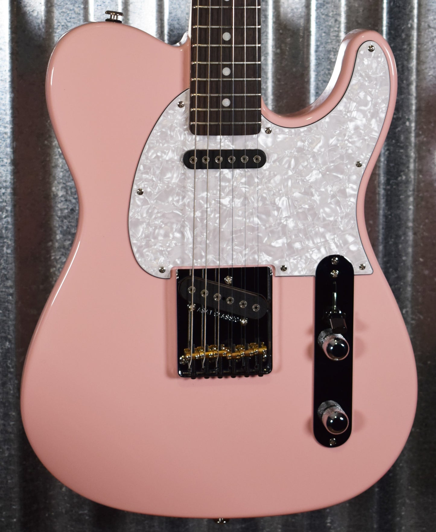 G&L USA ASAT Classic Shell Pink Rosewood Satin Neck Guitar & Case #5198