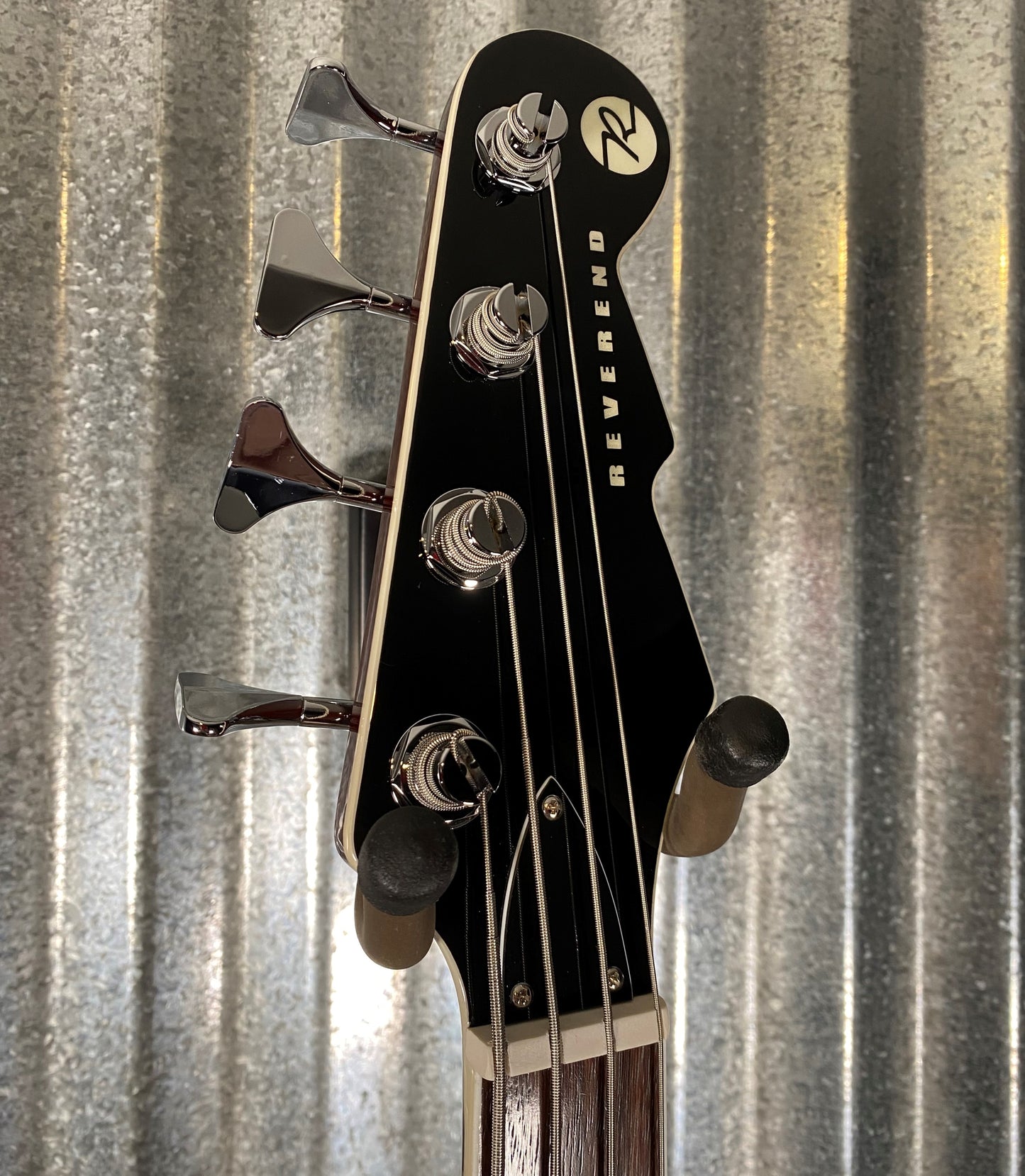 Reverend Thundergun 4 String Bass Violin Brown #8636